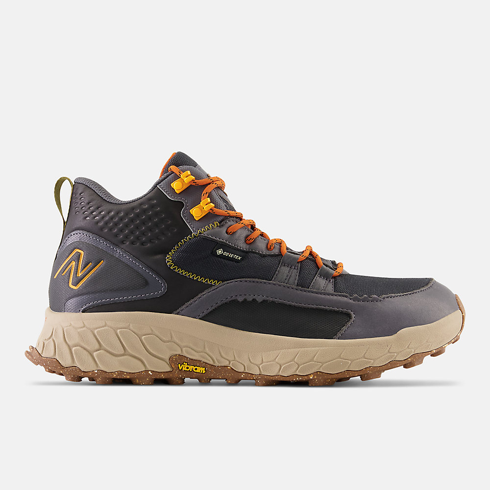 New Balance Fresh Foam X Hierro Mid Gore-Tex® Shoes Black with Magnet and Hot Marigold